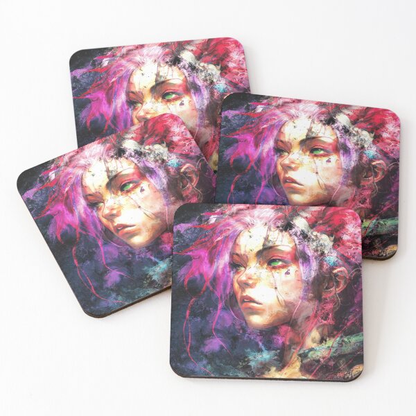 Item preview, Una niña en los colores, Acrylic Pour designed and sold by Dave Ng.