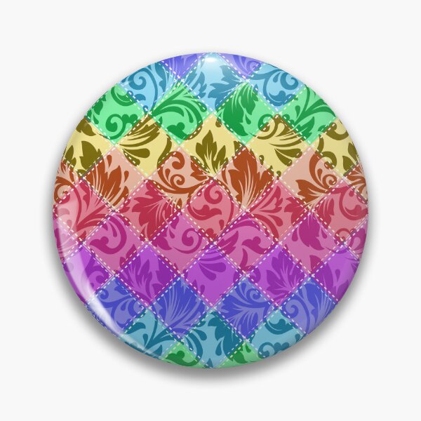 Item preview, Rustic Rainbow Patchwork designed and sold by CatCoconut-Art.