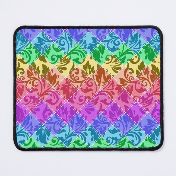 Item preview, Rustic Rainbow Patchwork designed and sold by CatCoconut-Art.