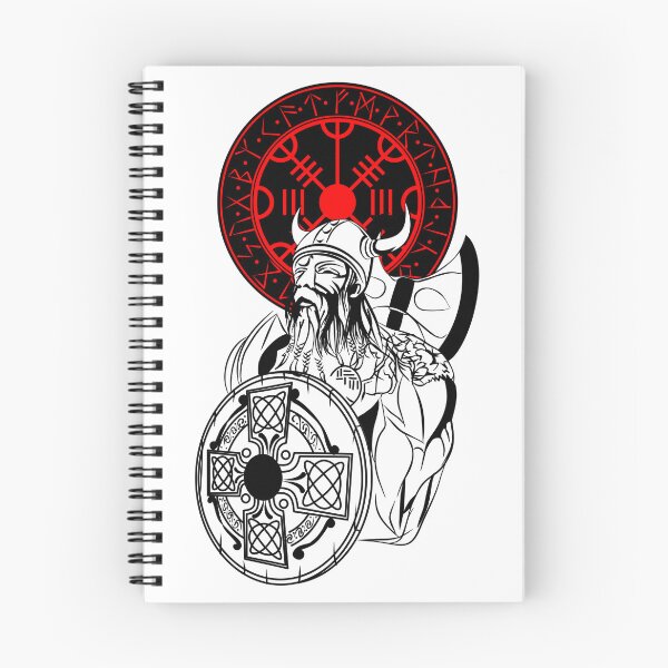 Artikelvorschau, Wikinger-Illustration entworfen und verkauft von houseoflineart.