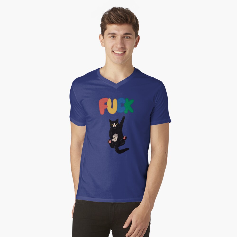 Item preview, V-Neck T-Shirt designed and sold by studioaftercigs.