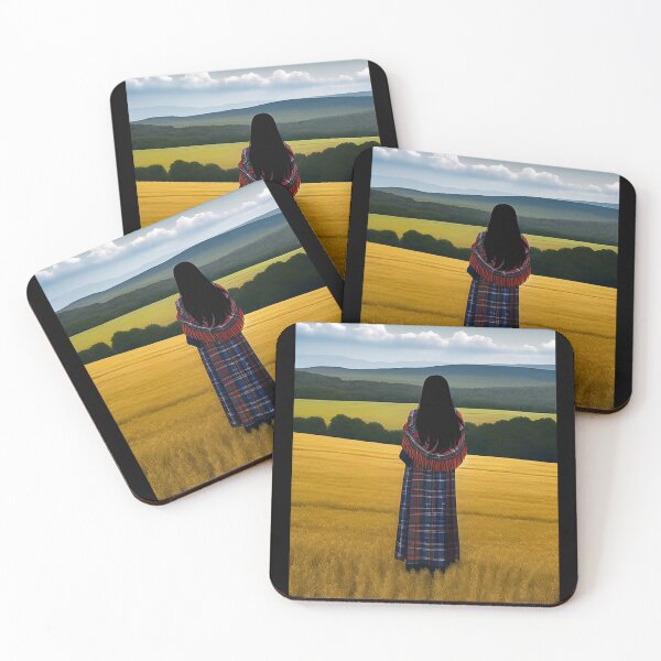 Item preview, Scottish Gypsy in field designed and sold by GypsyUK.
