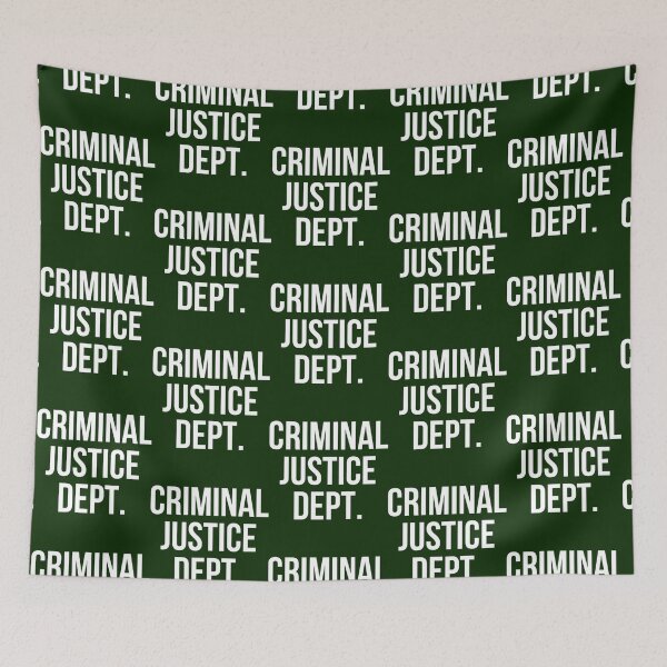 Item preview, Criminal Justice Dept. College Criminal Justice Major   designed and sold by RowenaMyrna.