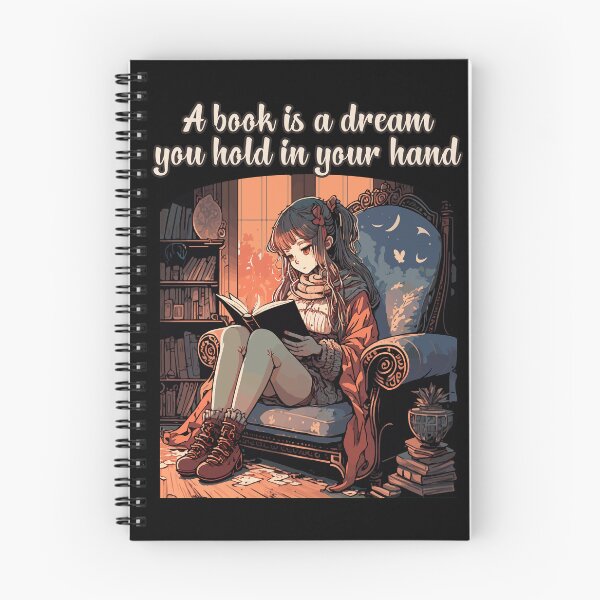 Artikelvorschau, Ein Buch ist ein Traum Anime Bücherwurm Lehrer Bibliothekar Schriftsteller entworfen und verkauft von PrestoDesign.