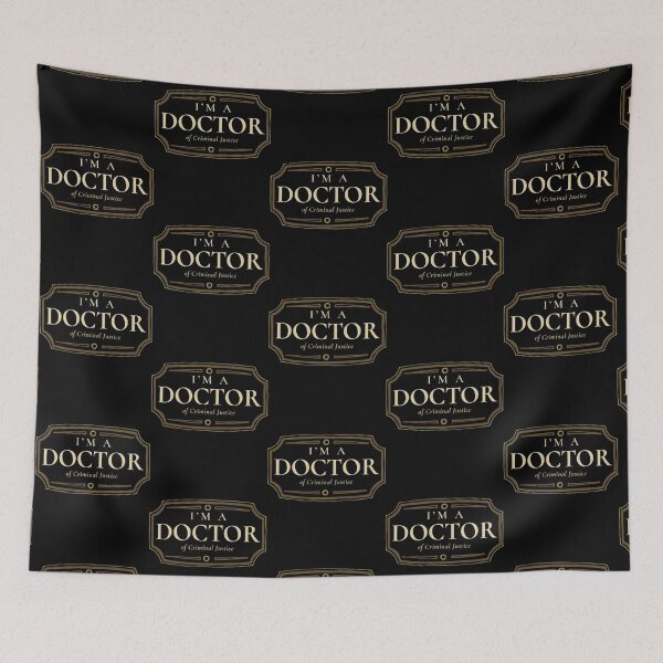 Item preview, Criminal Justice Doctorate Degree PhD Graduation Gift   designed and sold by RowenaMyrna.