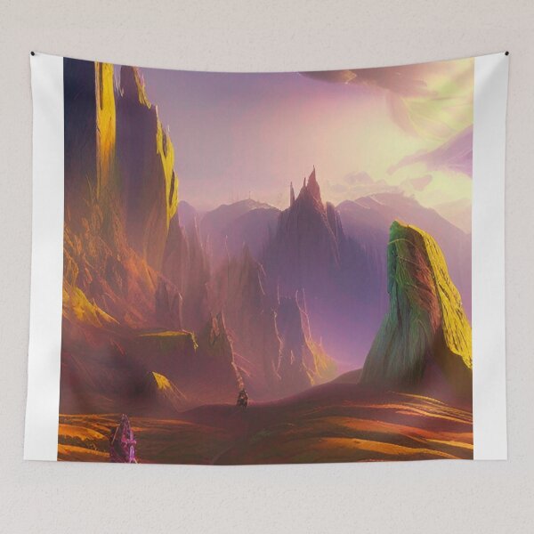 Item preview, Magic Land With Mountains designed and sold by VitalDesigner.
