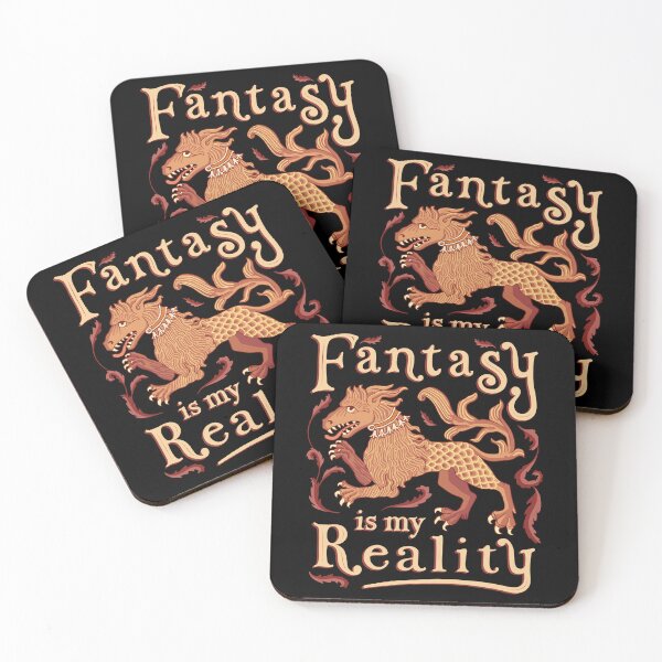 Item preview, Fantasy is my reality - orange designed and sold by FLOWERLANE.