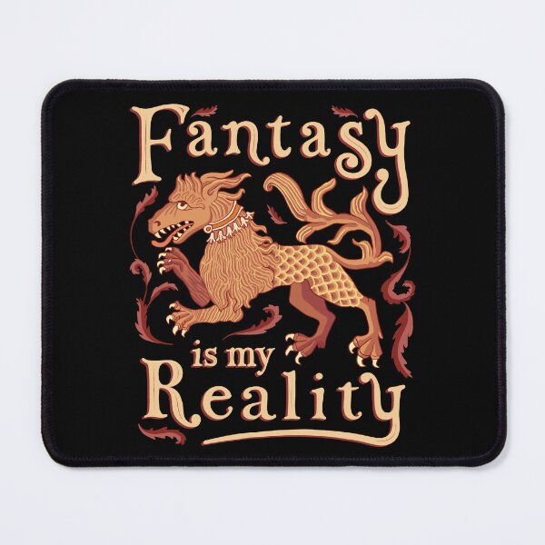 Item preview, Fantasy is my reality - orange designed and sold by FLOWERLANE.