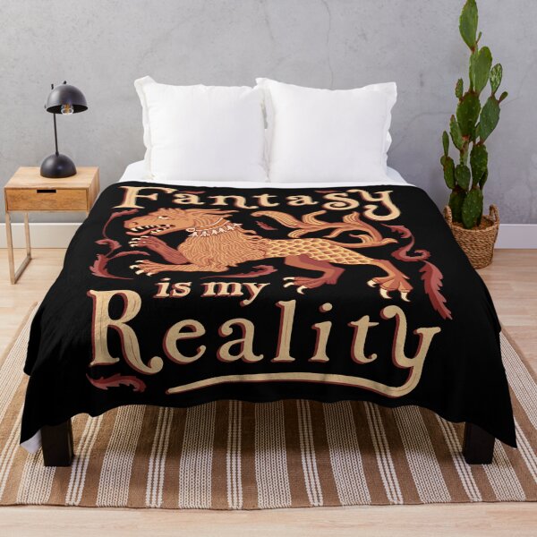 Item preview, Fantasy is my reality - orange designed and sold by FLOWERLANE.