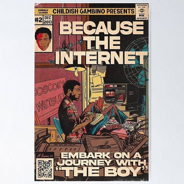 Vista previa del artículo con la obra «Because The Internet», diseñado y vendido por graigkolo.