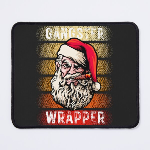Item preview, Cool Funny Vintage Retro Santa - Ganster Wrapper designed and sold by laiwole.