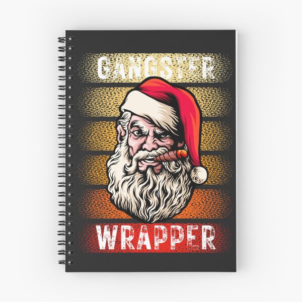 Item preview, Cool Funny Vintage Retro Santa - Ganster Wrapper designed and sold by laiwole.