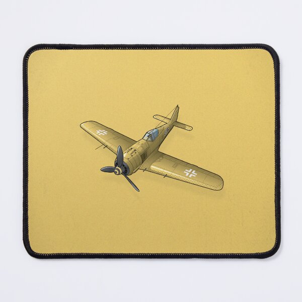 Item preview, Focke Wulf FW-190 in yellow designed and sold by sunsetgraphics.