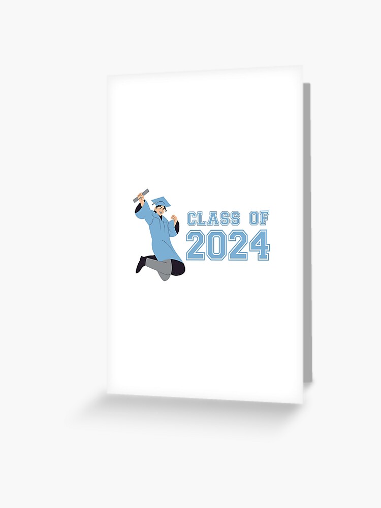 2024 grad cards Graduation Card 2024 (Back-in Class of 2024) with Envelope
