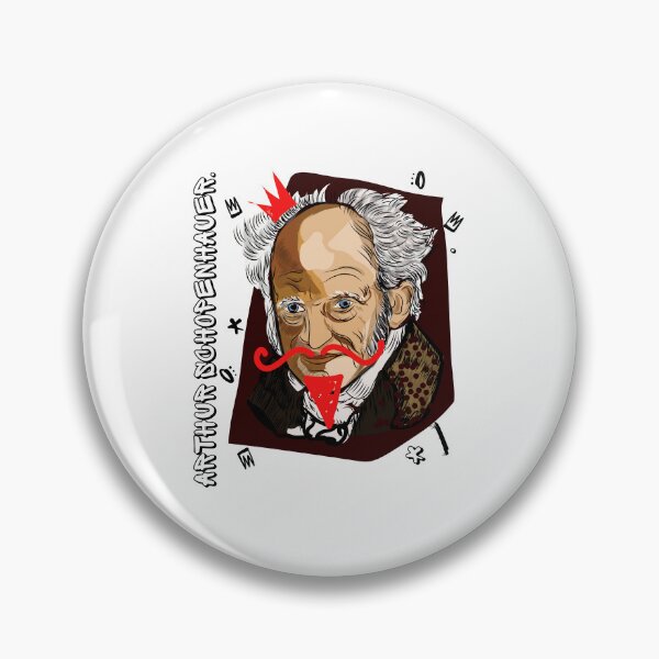 Item preview, Arthur Schopenhauer modern art t-shirt  designed and sold by KARTICK DUTTA.