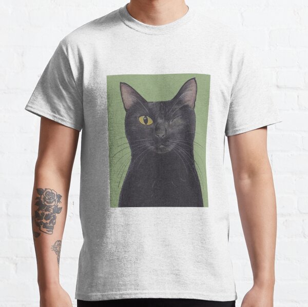 cat smoking cigarette shirt