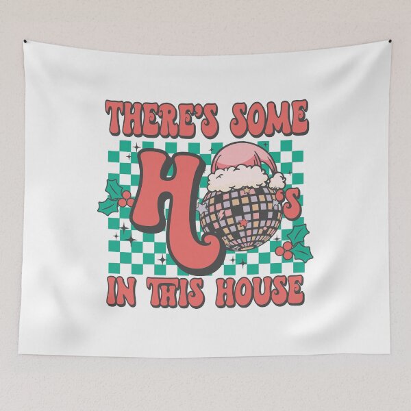 Item preview, There's Some Ho's In This House Retro Christmas (Christmas Party Gift) designed and sold by i-longmanshop.