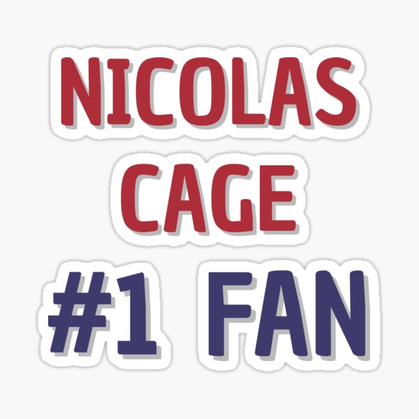 Item preview, Nicholas Cage - #1 Fan designed and sold by Rybariuns.