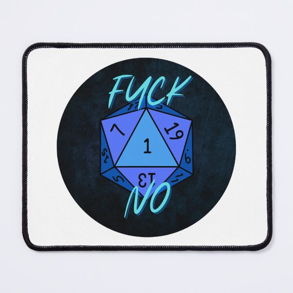 Item preview, Fuck NO! designed and sold by TheGuildDnDClub.