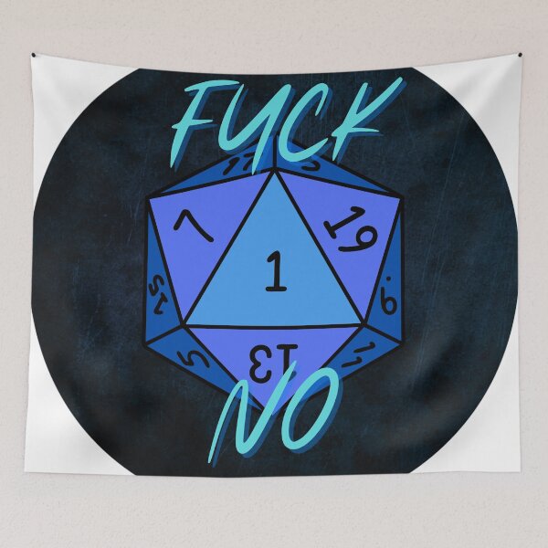 Item preview, Fuck NO! designed and sold by TheGuildDnDClub.