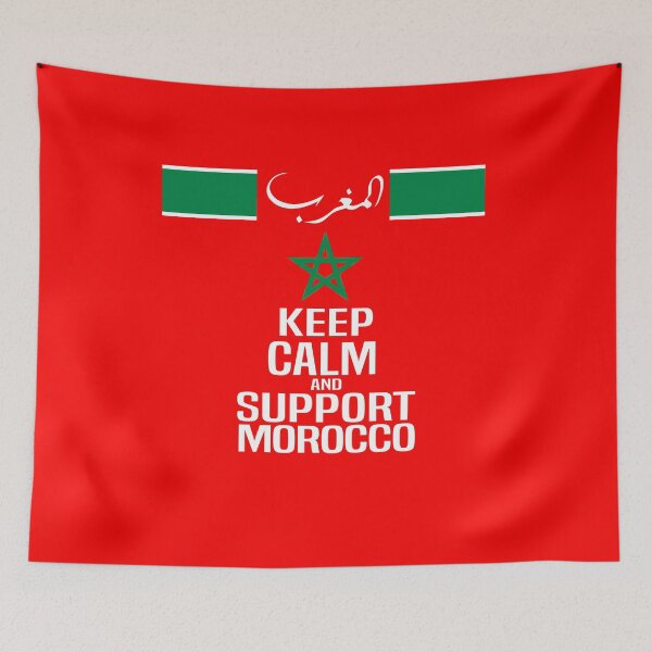 Item preview, Keep Calm And Support Morocco designed and sold by Nedskr.