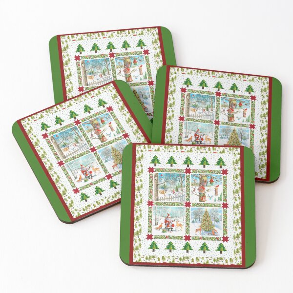 Item preview, Christmas Quilt, Santa Quilt, Quilt. Christmas blanket, Outdoor Christmas,  Rural Christmas designed and sold by Nostrathomas66.