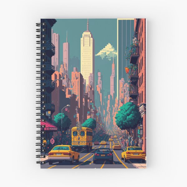 Item preview, New York Pixel art designed and sold by mutasimmh.