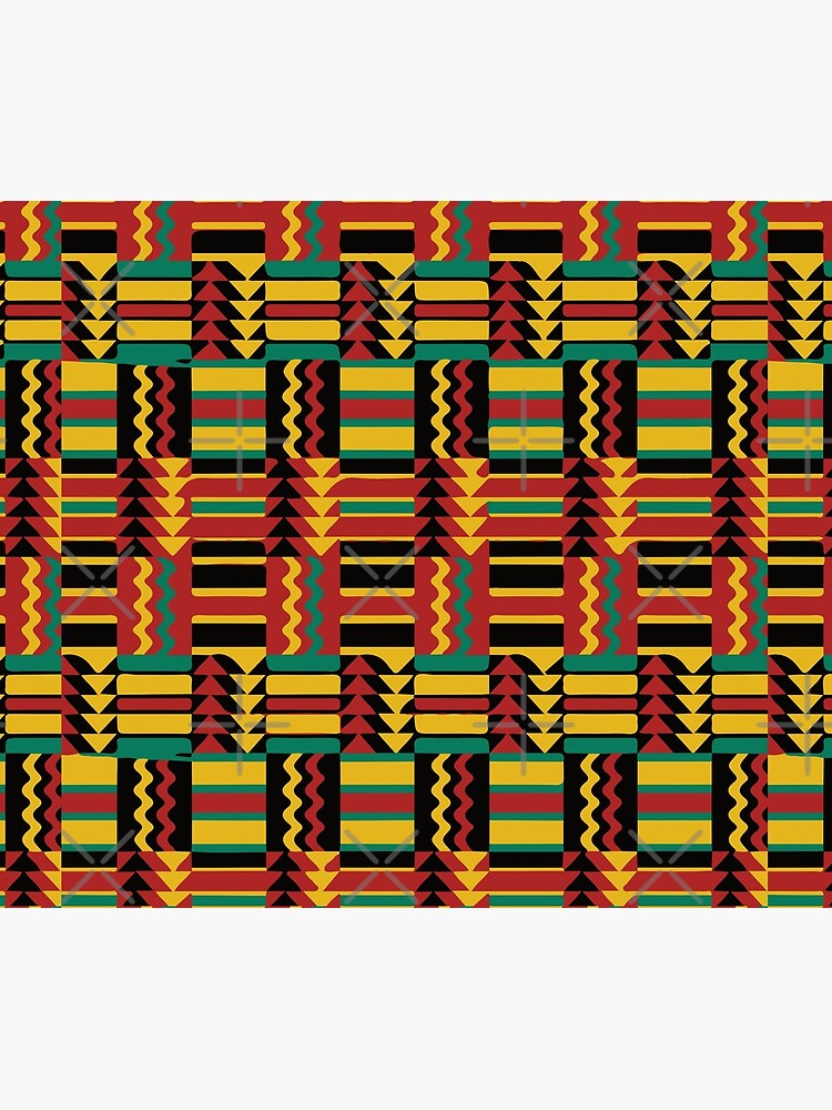 Kente Cloth Pattern Traditional African Throw Blanket for Sale by  KBBStickerShop