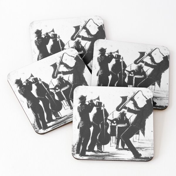 Item preview, Jazz On in Black and White designed and sold by Sally peckham.