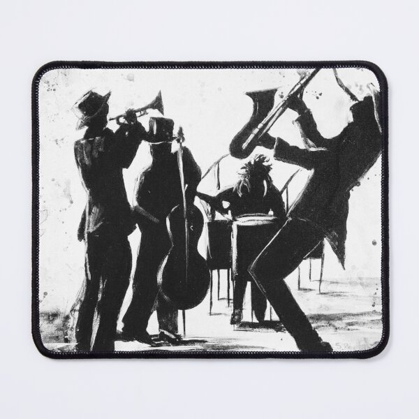 Item preview, Jazz On in Black and White designed and sold by Sally peckham.