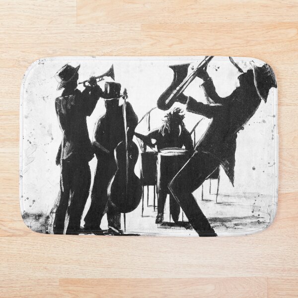 Item preview, Jazz On in Black and White designed and sold by Sally peckham.