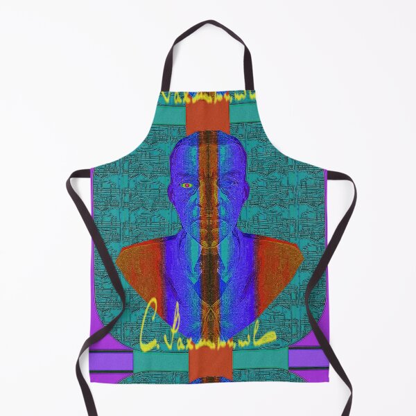 Item preview, GREAT  SERGEI RACHMANINOFF PAINTING ABSTRACT PORTRAIT CLASSICAL MUSIC SCORE PATCHWORK SIGNATURE designed and sold by Ralek.
