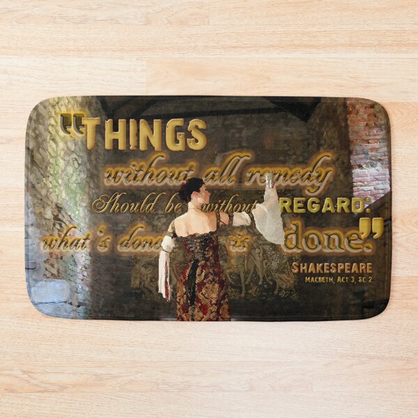 Item preview, Macbeth Remedy Quote Collage Art designed and sold by Styled Vintage.