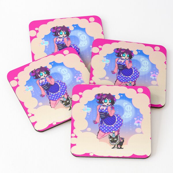 Item preview, Flying pastel mischief and a clowncat designed and sold by Ivané Darkmore.