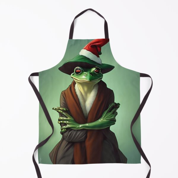 Item preview, Kawaii Frog Christmas Santa designed and sold by ShopSunday.