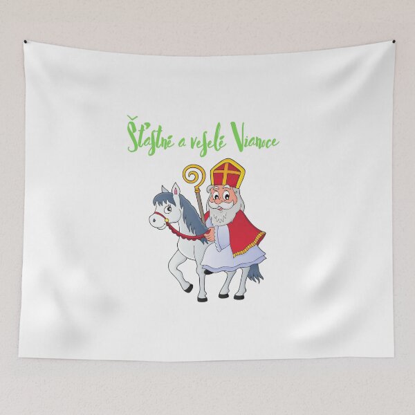 Item preview, Stastne a vesele Vianoce Merry Christmas designed and sold by Whalespirit.