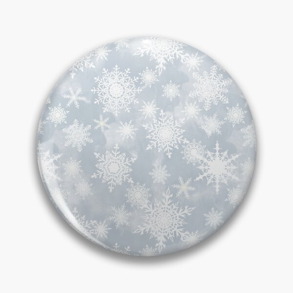 Item preview, Snowflakes . White Lacy snowflakes on a light grey designed and sold by marinaklykva.