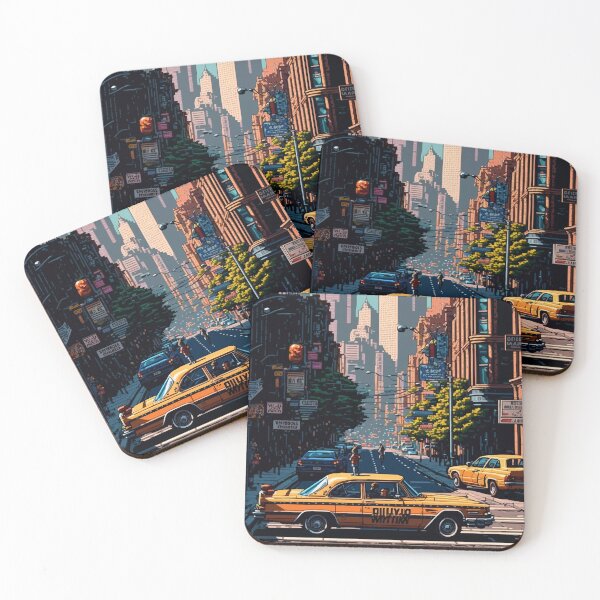 Item preview, New York Pixel art designed and sold by mutasimmh.