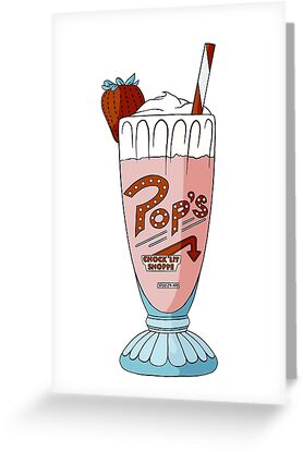   Milkshake  de Pop  Riverdale   Cartes de v ux par 