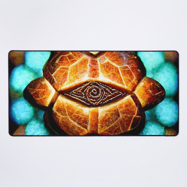 Item preview, Iridescent Blue Turtle Mandala - spiritual art spiritual artwork spirituality wellness well-being designed and sold by LvSoulCreations.