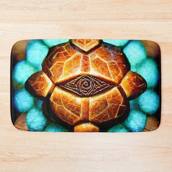 Item preview, Iridescent Blue Turtle Mandala - spiritual art spiritual artwork spirituality wellness well-being designed and sold by LvSoulCreations.