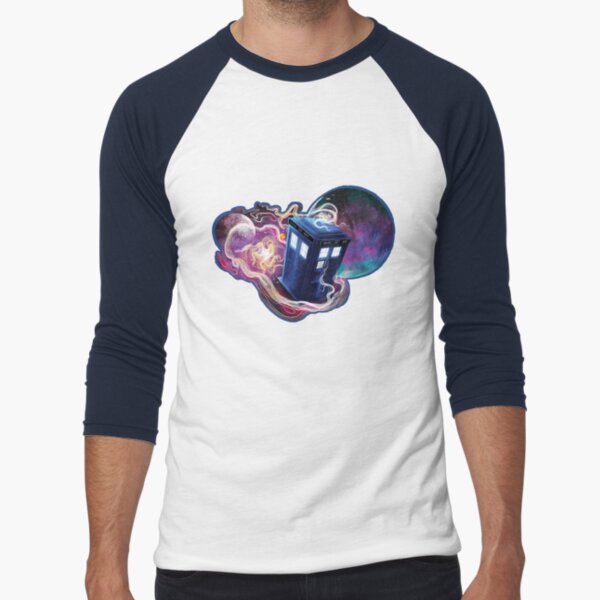 TARDIS Baseball ¾ Sleeve T-Shirt