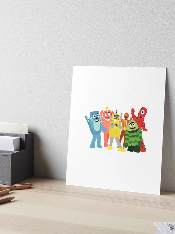 yo gabba gabba | Art Board Print