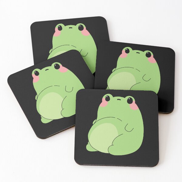 Item preview, Cute Kawaii Chubby Chonky Couch Potato Frog designed and sold by Annisa Yuwanda.