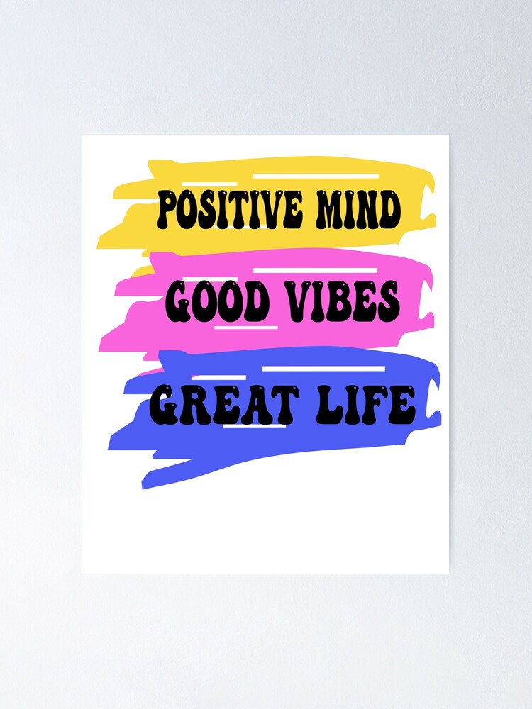 Happy Quotes, Think Happy Thoughts, Good Vibes Only, Colourful Wall Art,  Positivity, Mindfulness, Happiness, Yellow, Happy Home, Kids Rooms. 