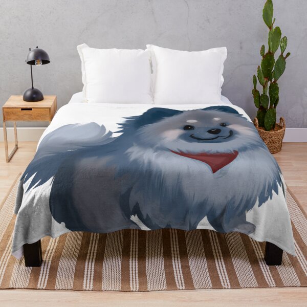 Item preview, Cute Keeshond Drawing designed and sold by WeHeartAnimals.