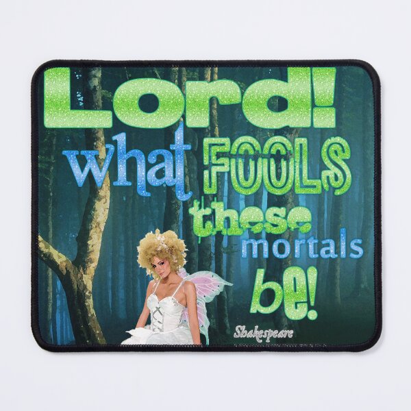 Item preview, Mortal Fools Shakespeare Quote Collage Art designed and sold by Styled Vintage.