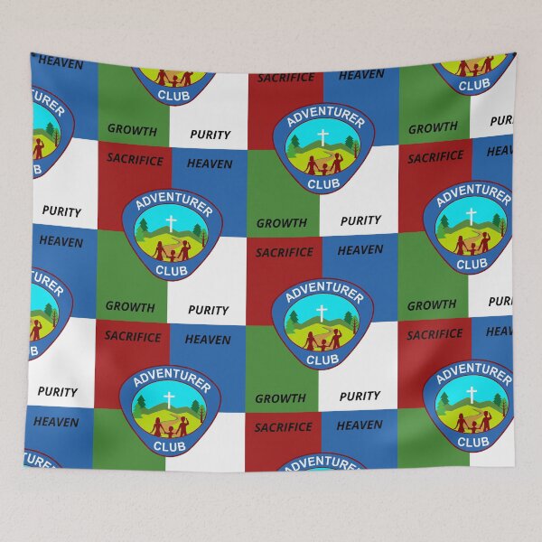 Item preview, Adventurer Club Colourful sticker designed and sold by Just Christianity.