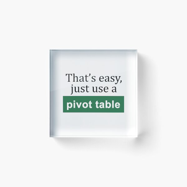 Item preview, Just use a Pivot Table designed and sold by ThePurpleFrog.