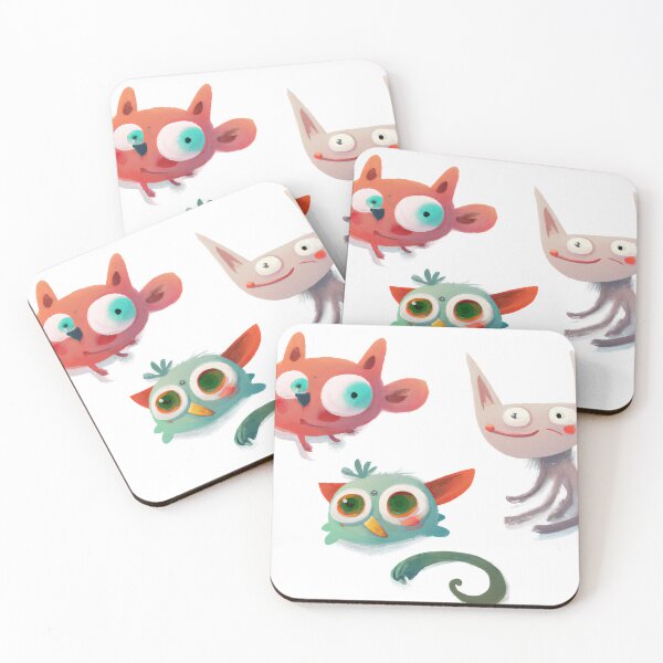 Item preview, Cute Animals Drawing designed and sold by WeHeartAnimals.